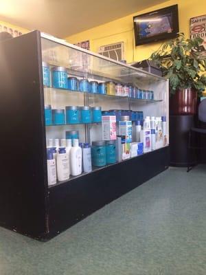 Quality hair gels on display!!