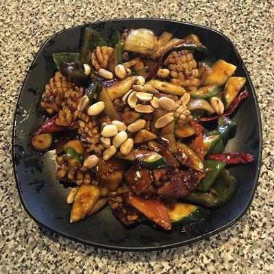 Kung pao squid