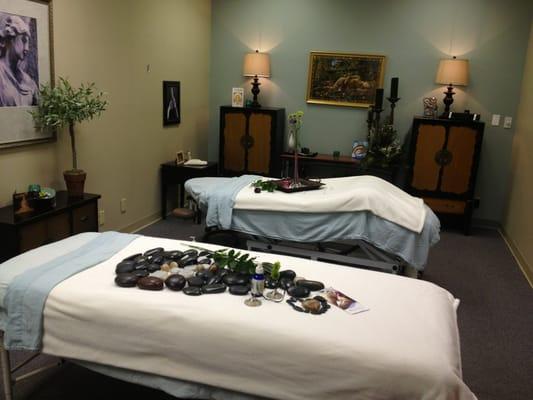 Couples massage room