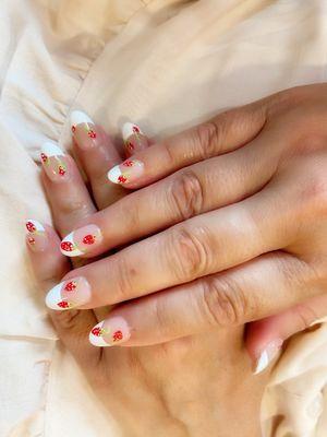 Strawberry  French Manicure by Tony