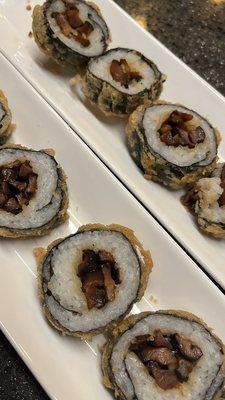 shiitake maki, veggie maki