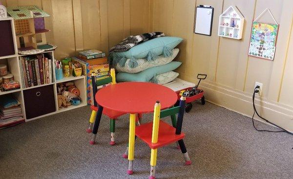 Child play therapy space