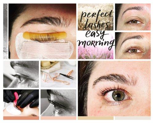 Tinting and Lash lifts make getting up and ready in the morning so much easier!