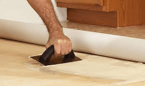 Vinyl flooring professional installation