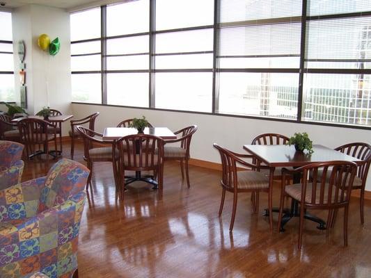 Dining area in a Family Room at Texas Children's Hospital