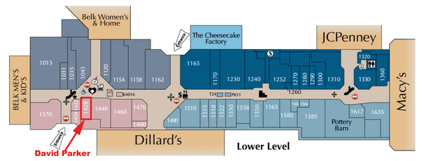 Our location in the mall.