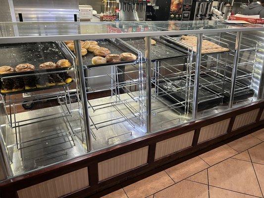 24/7 donut shop with only this many donuts on a Saturday night. Not the first time either. Won't be back