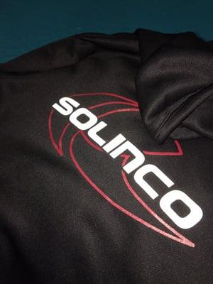 Poly jackets with stretchable poly ink.