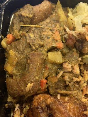 Curry Goat with Goat Skin