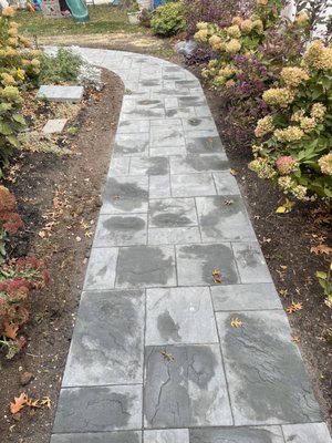 Paver walkway