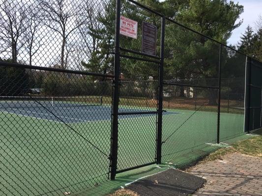 Tennis courts