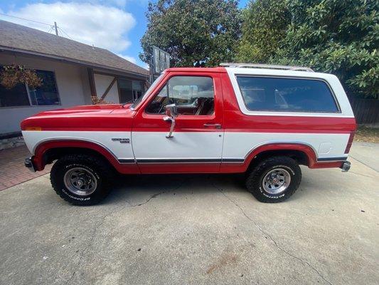 86 Bronco Goleta transmission fixed.  They are my only mechanic now!