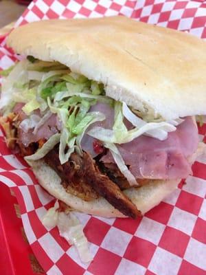 Cubana Torta (pork, chorizo, and ham)