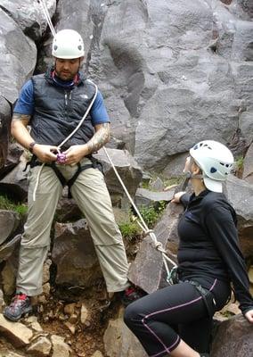 Rock Climbing at Devil's Lake Wisconsin