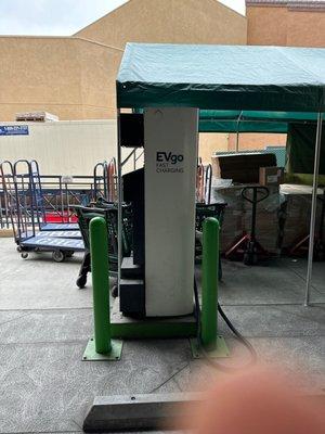 Only two charging stations by the entrance of parking lot in back of WholeFood market