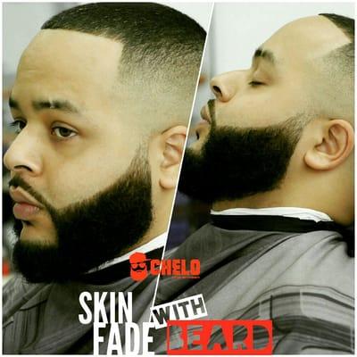 Skin Fade with Beard