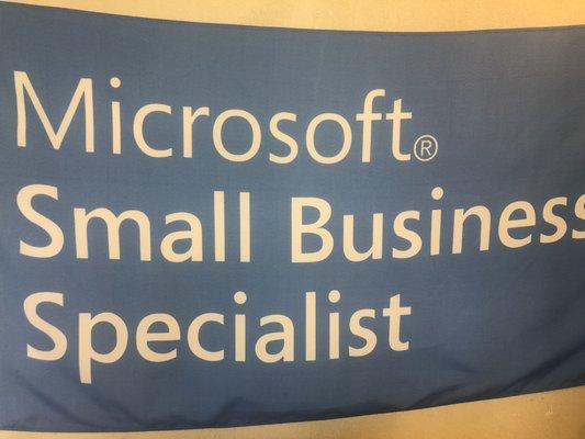 Earned Microsoft Small Business Specialist.