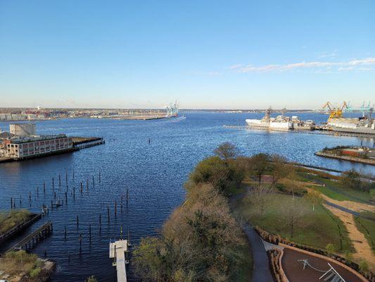 I never get tired of the view from my doctor's office.