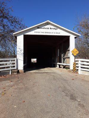 Mansfield covered bridge