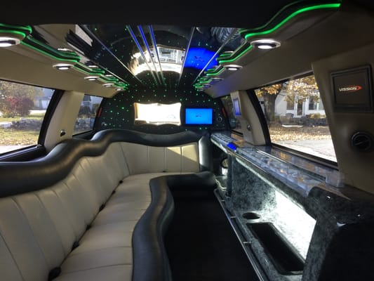 Inside 14 Passenger Ford Expedition Stretch