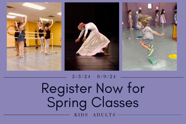 Register for spring dance classes