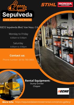 Sepulveda Lawnmower and Rental