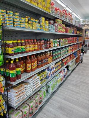 Inside the mini market