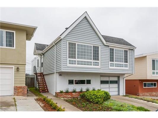 What a beauty - brite, well maintained 3br,2ba & lg bonus rm downstairs!  Sold w/22 offers! 232 Campana, Daly City