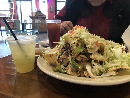 Trash can nachos unleashed.