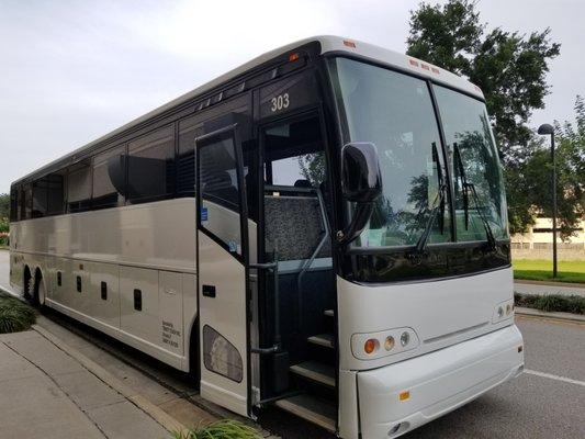 Photo of Trinity Coach Charter Bus For Rent Near Orlando.