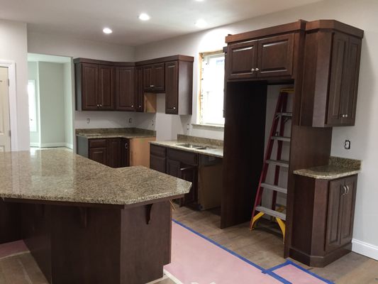 Kitchen right after install