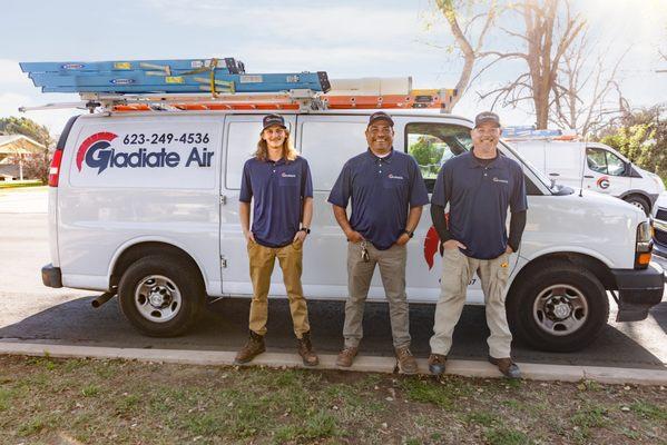 At Gladiate Air, we specialize in all HVAC, heater repair, AC installation, residential & commercial AC & all maintenance  and repairs.