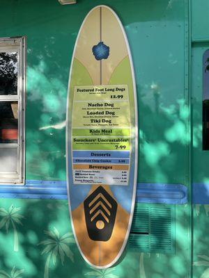 Weekend Menu, Island eats food truck, Adventure Island, Tampa