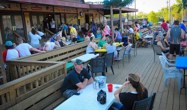 Volleyball Beach deck in Kansas City