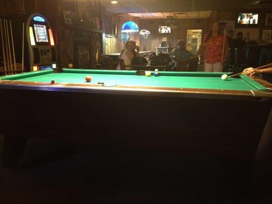 1 billiard table