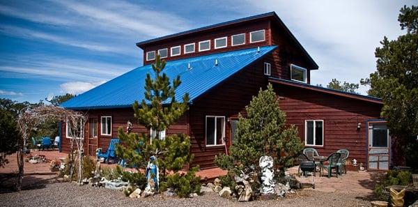 Enchanted Forest is a wonderful B&B style lodging nestled in the foot hills of the Sangre de Christo Mountains of Crestone CO