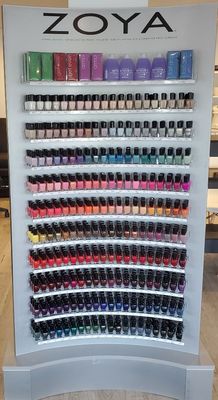 Zoya nail polish rack.
10 free polish 
No formaldehyde  or resins