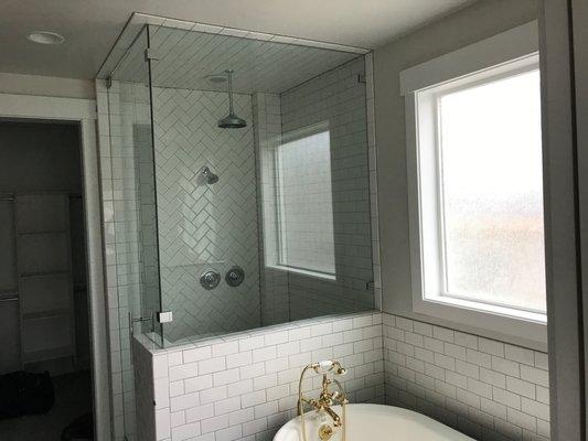 Frameless Shower Enclosure