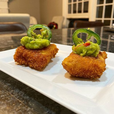 Spicy Fried Nuggets with Guac