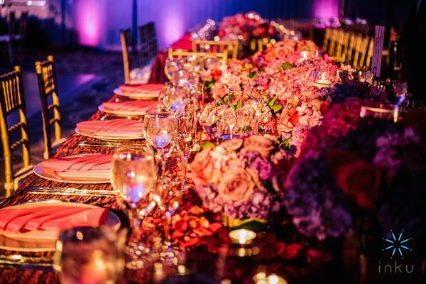 Guest table- simply sumptuous!