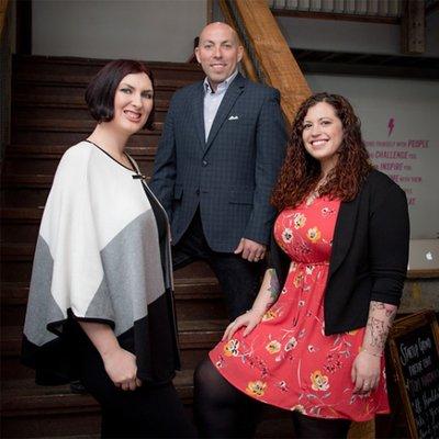 Meet the owners Kaila & Anthony Troia, and community manager Francesca DiMola.