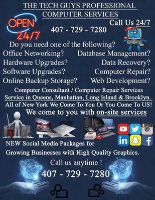 Queens Manhattan Brooklyn Flushing Long Island All of New York City We Also Offer Pick Up and Drop Off Repair Services Call Us 24-7 Service