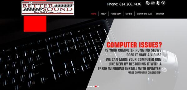 Fast and affordable computer repair done on site. Call for details at 814-266-7436