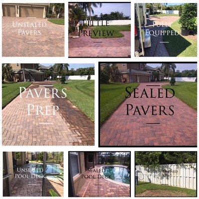 Pavers Cleaning & Sealing