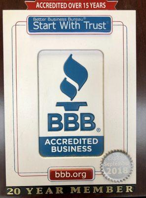 BBB approved!