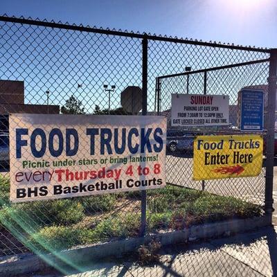 Food truck Thursday 4 pm - 8 pm