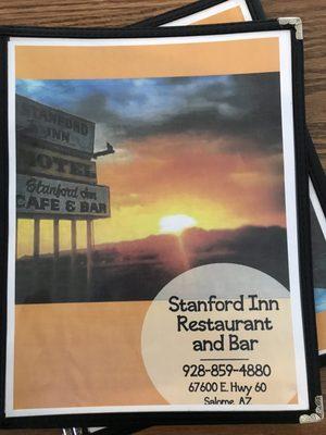 Stanford Inn Menu