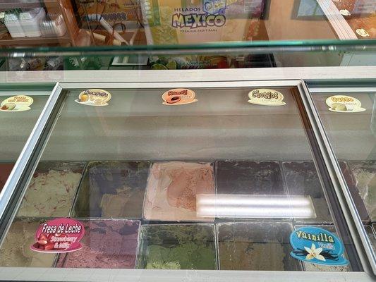 Ice cream flavors