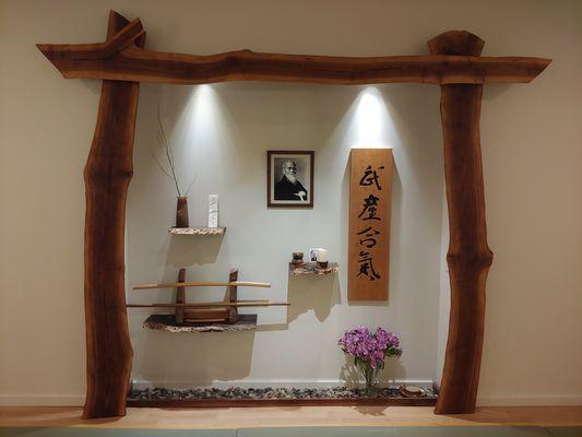 The kamiza at Aikido of Red Bank