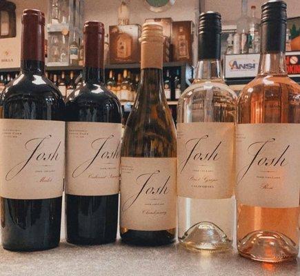 Josh Wine selection always growing!